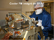 Cooler integration to SPIRE
