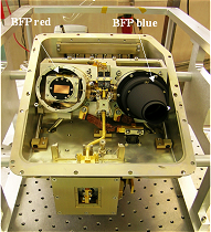 Photo du FPU (Focal Plan Unit) du photometre PACS