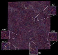 Image de la première portion du ciel observée dans le cadre du relevé Herschel-ATLAS. © Herschel – ESA